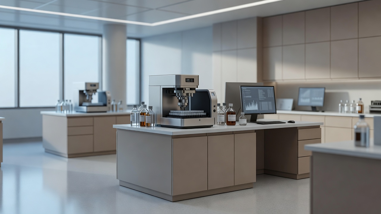 GSP HPLC purity testing bench
